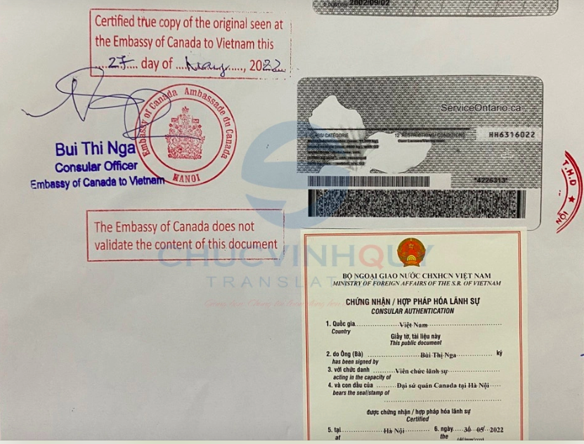 HỢP PHÁP HOÁ LÃNH SỰ ITALIA (Ý)