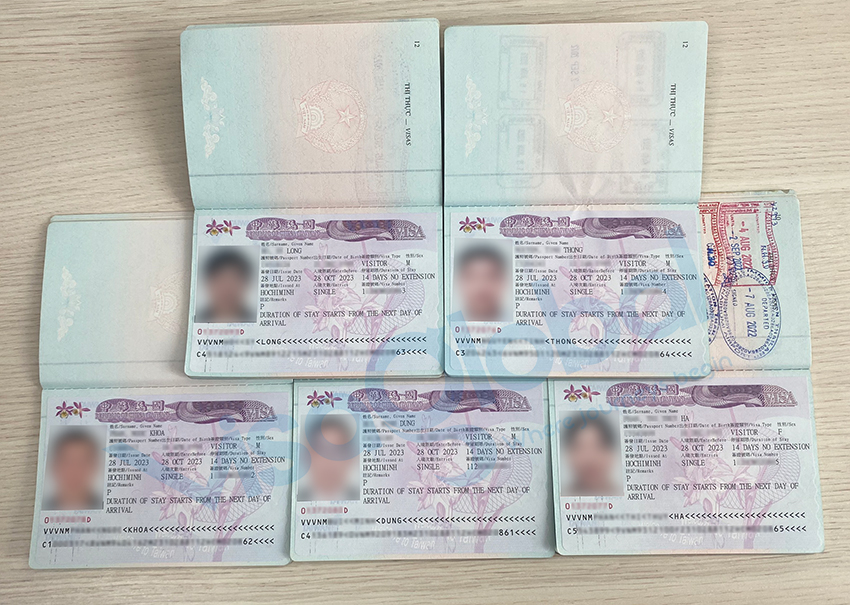 DỊCH VỤ XIN VISA THĂM THÂN ĐÀI LOAN NHANH, TRỌN GÓI