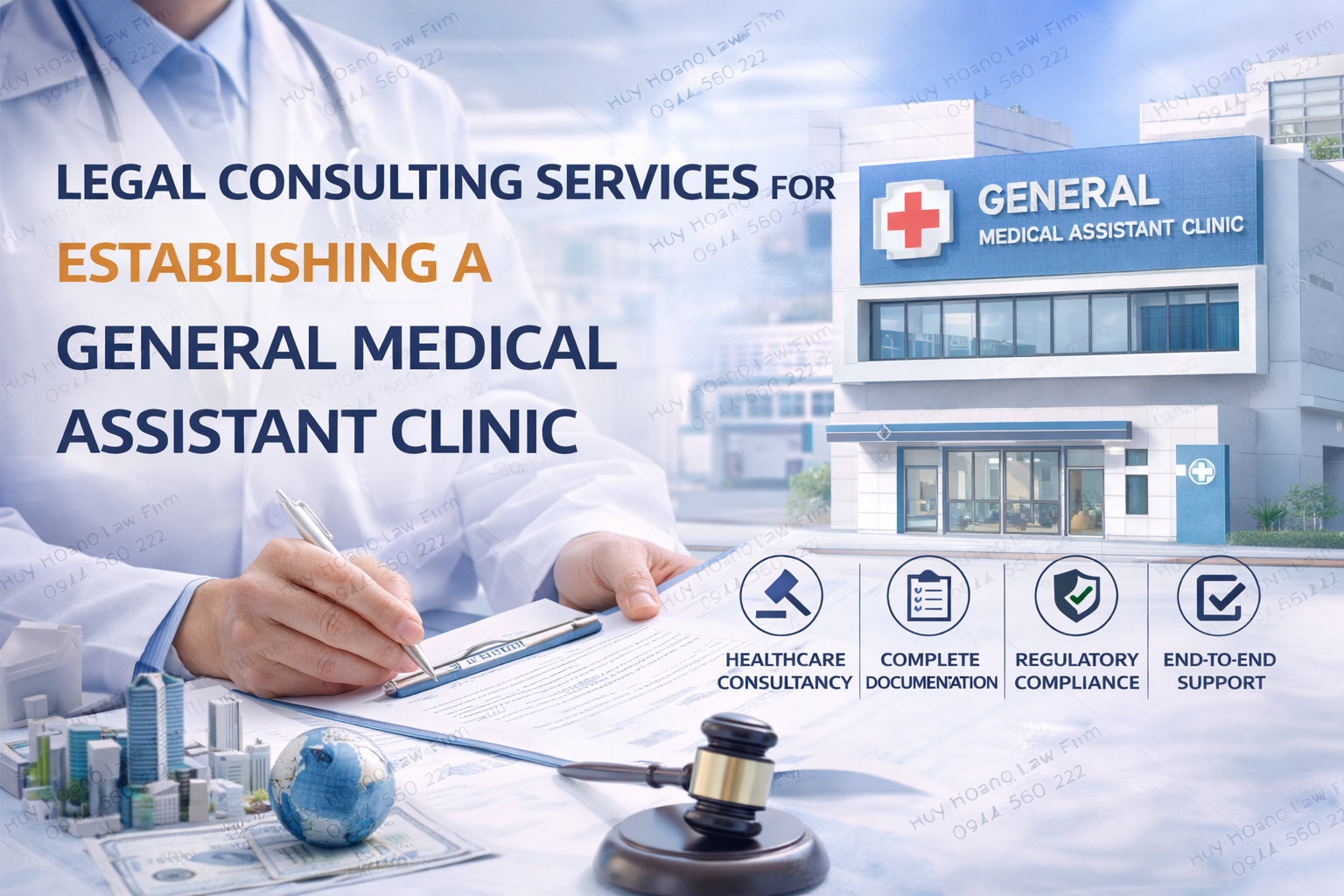 LEGAL CONSULTING SERVICES FOR ESTABLISHING A GENERAL MEDICAL ASSISTANT CLINIC