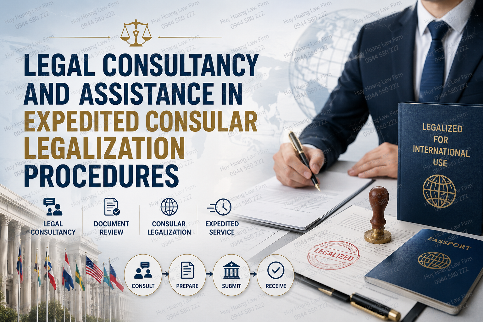 LEGAL CONSULTANCY AND ASSISTANCE IN EXPEDITED CONSULAR LEGALIZATION PROCEDURES