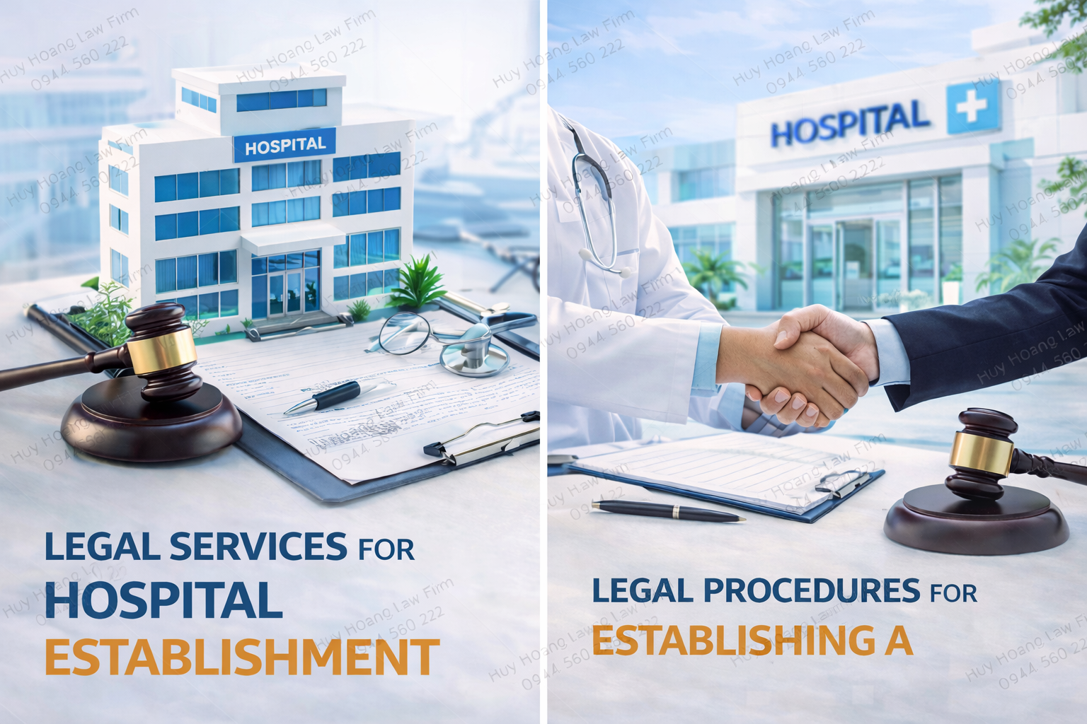 LEGAL SERVICES FOR PROCEDURES FOR ESTABLISHING A HOSPITAL (FAST & ALL-INCLUSIVE) 